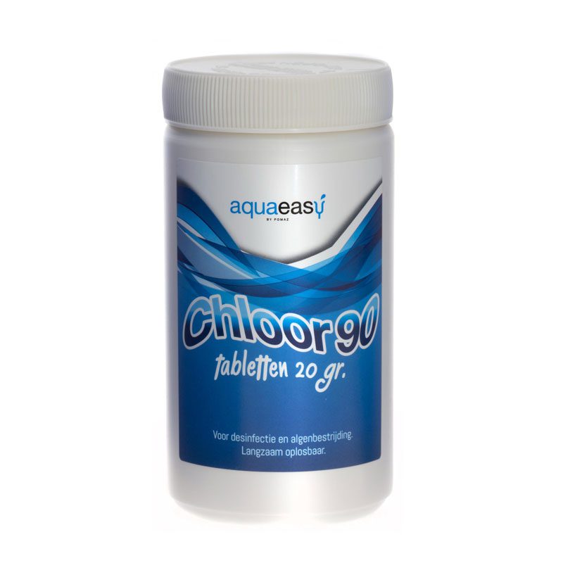 Chloor 90 tabletten mini (20 gram) – 1 kilo